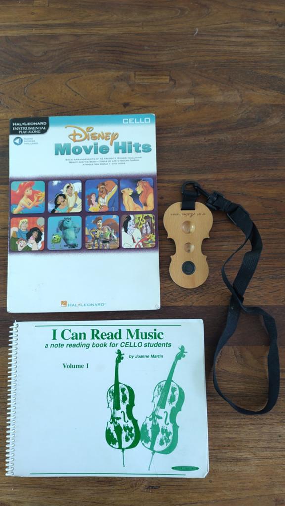 Cello steun en cello muziek boeken, Gebruikt, Klassiek, Les of Cursus, Ophalen of Verzenden
