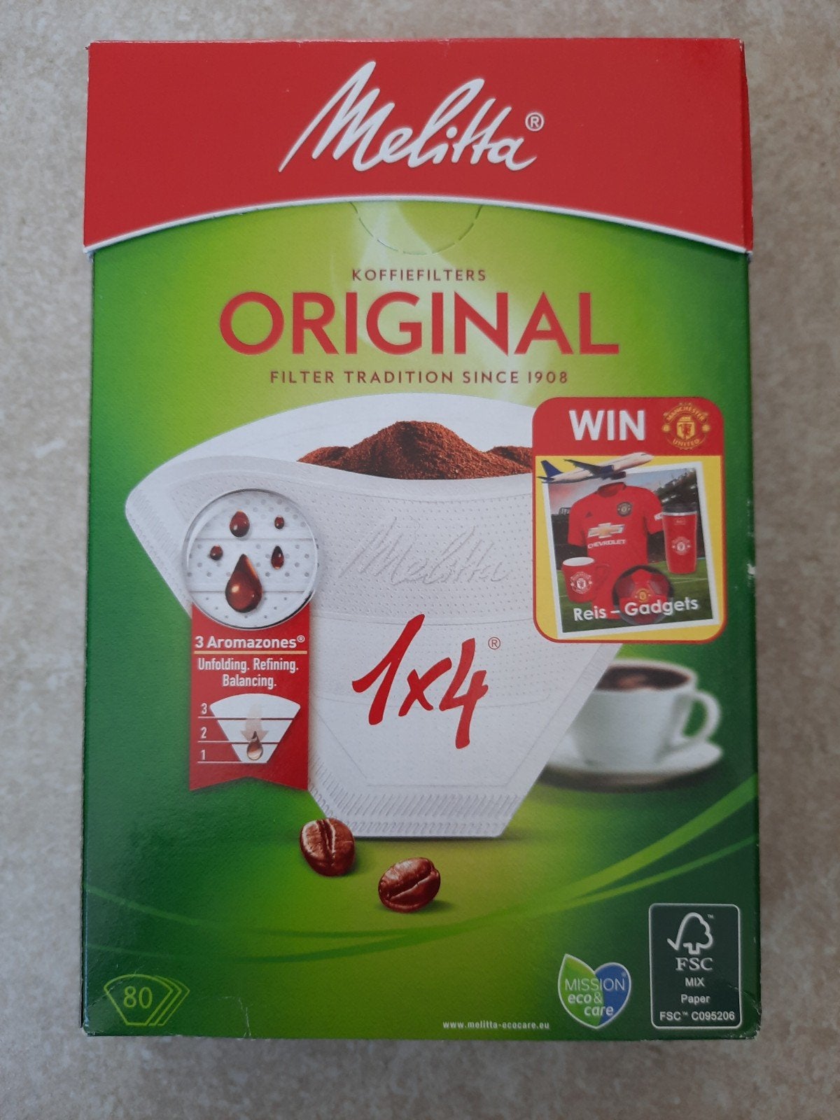 Melitta koffiefilters 80 stuks, Ophalen of Verzenden, Nieuw, Melitta