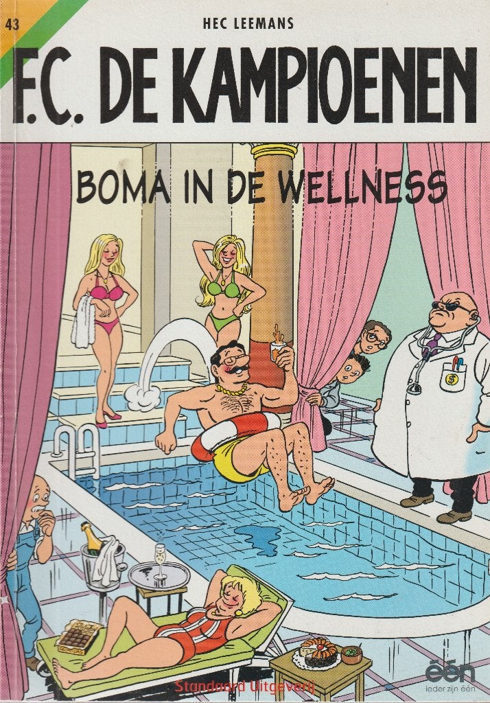 F.C. De Kampioenen nummer 43 + 48 + 49 + 56, Meerdere stripboeken, Ophalen of Verzenden, Zo goed als nieuw