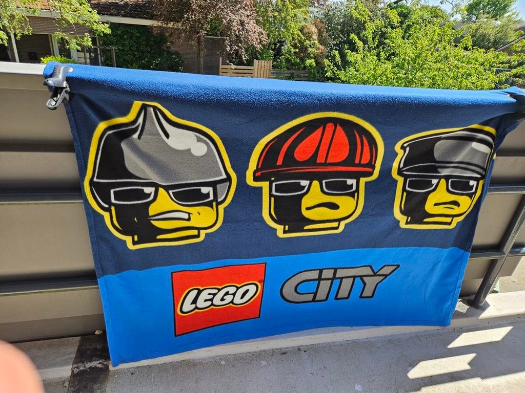 Lego City Fleece Deken - Warm en Comfortabel, Ophalen of Verzenden, Gebruikt, Overige merken