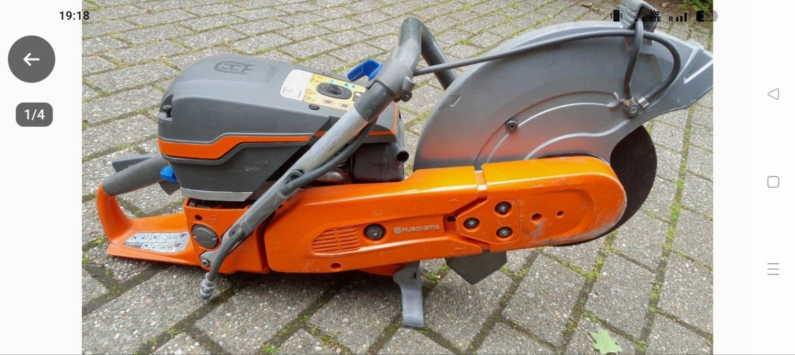 Betonzaag Husqvarna K 970 (2025) - alleen ophalen, Ophalen of Verzenden, 1200 watt of meer, 70 mm of meer