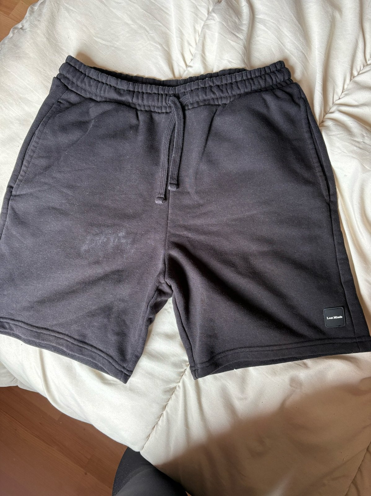 Lost Minds Korte Joggingbroek Heren Zwart Maat M, Kleding | Heren, Ophalen of Verzenden, Gedragen, Maat 48/50 (M), Zwart