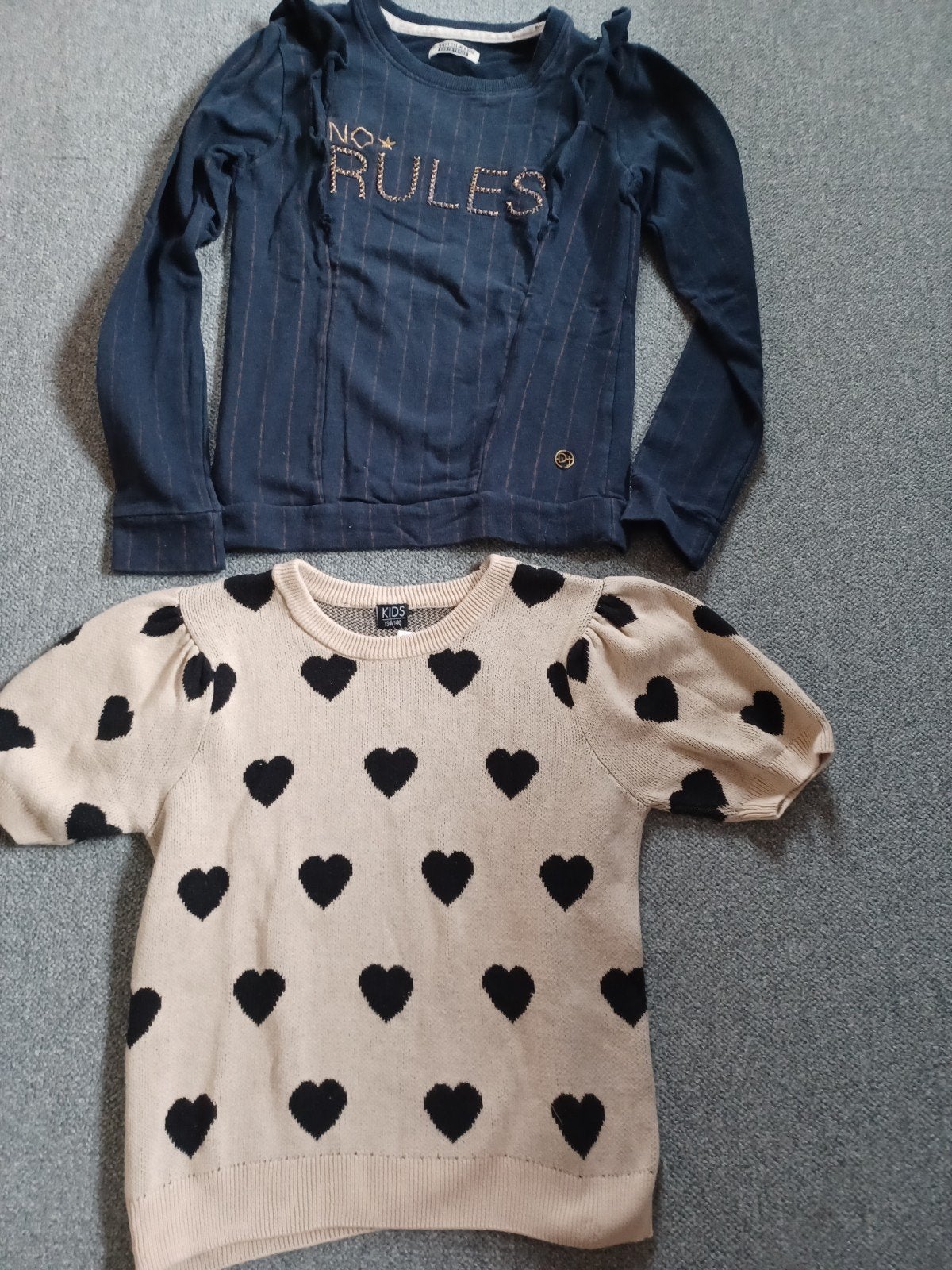 2 stuks meisjes kinderkleding mt 134/ 140, Ophalen of Verzenden, Zo goed als nieuw, Maat 134