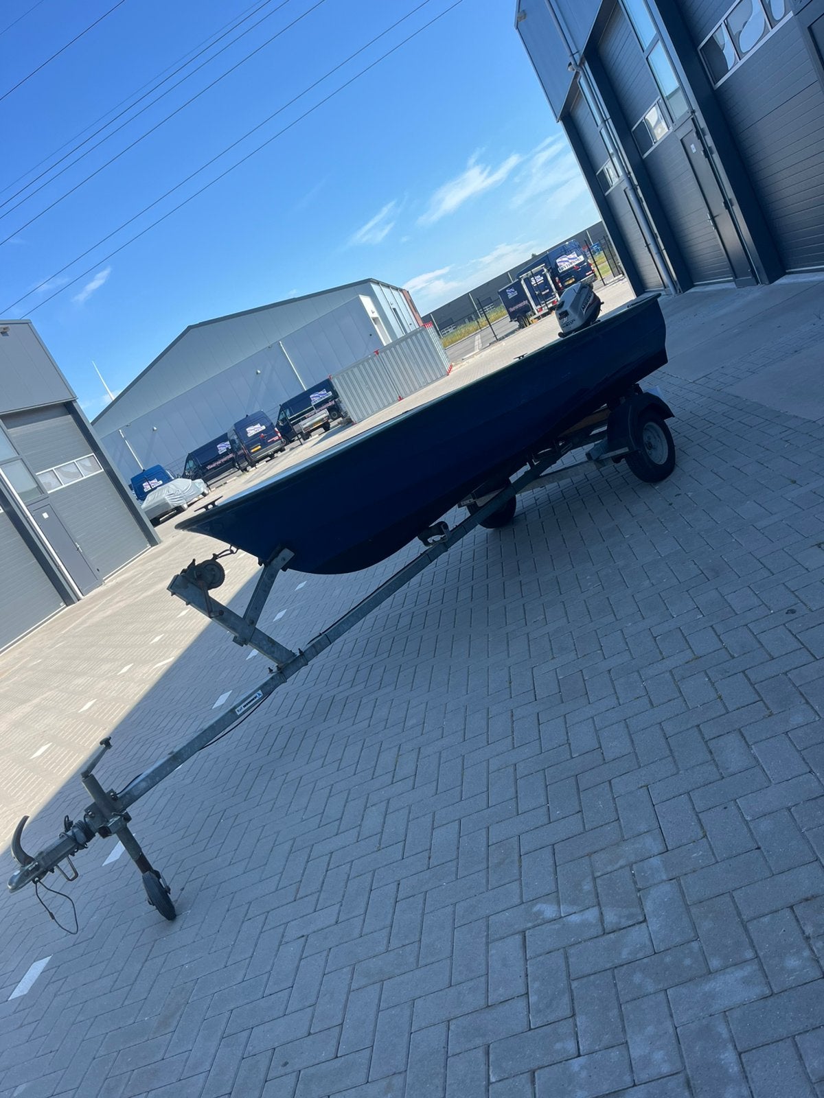 Compleet Bootje met motor en trailer, Watersport en Boten, Ophalen, Zo goed als nieuw, Overige typen