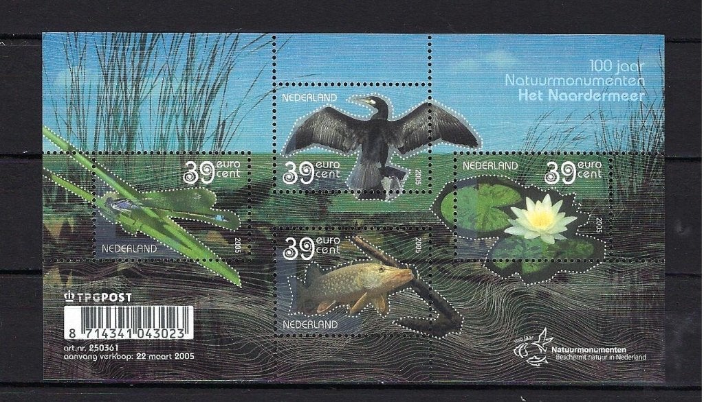 NVPH Blok 2335 (100j Natuurmonumenten) Postfris, Ophalen of Verzenden, Na 1940, Postfris