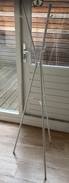 IKEA EKRAR staande kapstok wit – zo goed als nieuw, Ophalen, Zo goed als nieuw, Metaal, Staande kapstok