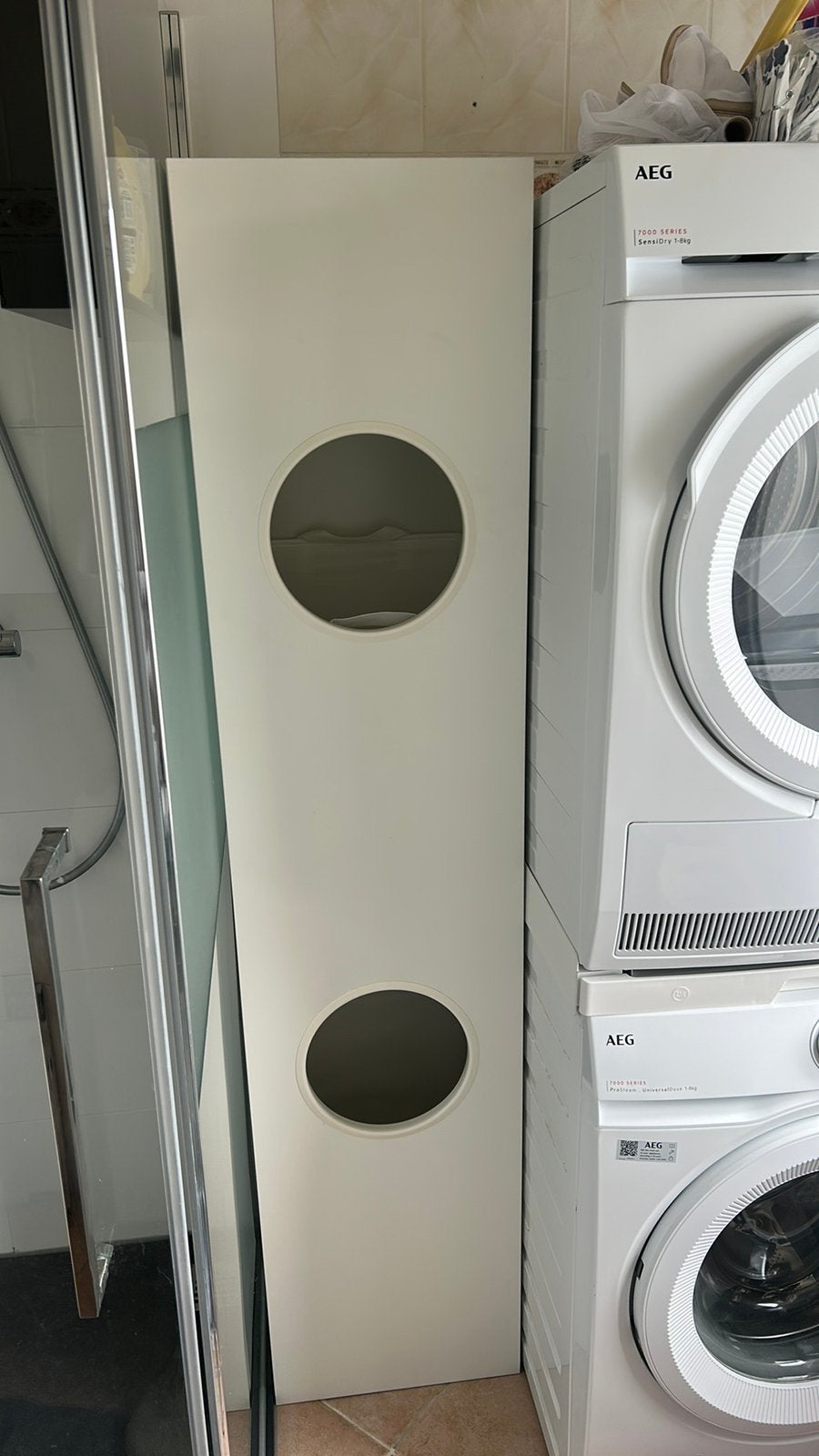 Badkamerkast (wasmand) Nysjön Ikea, Ophalen, (Half)hoge kast, Minder dan 50 cm, Zo goed als nieuw