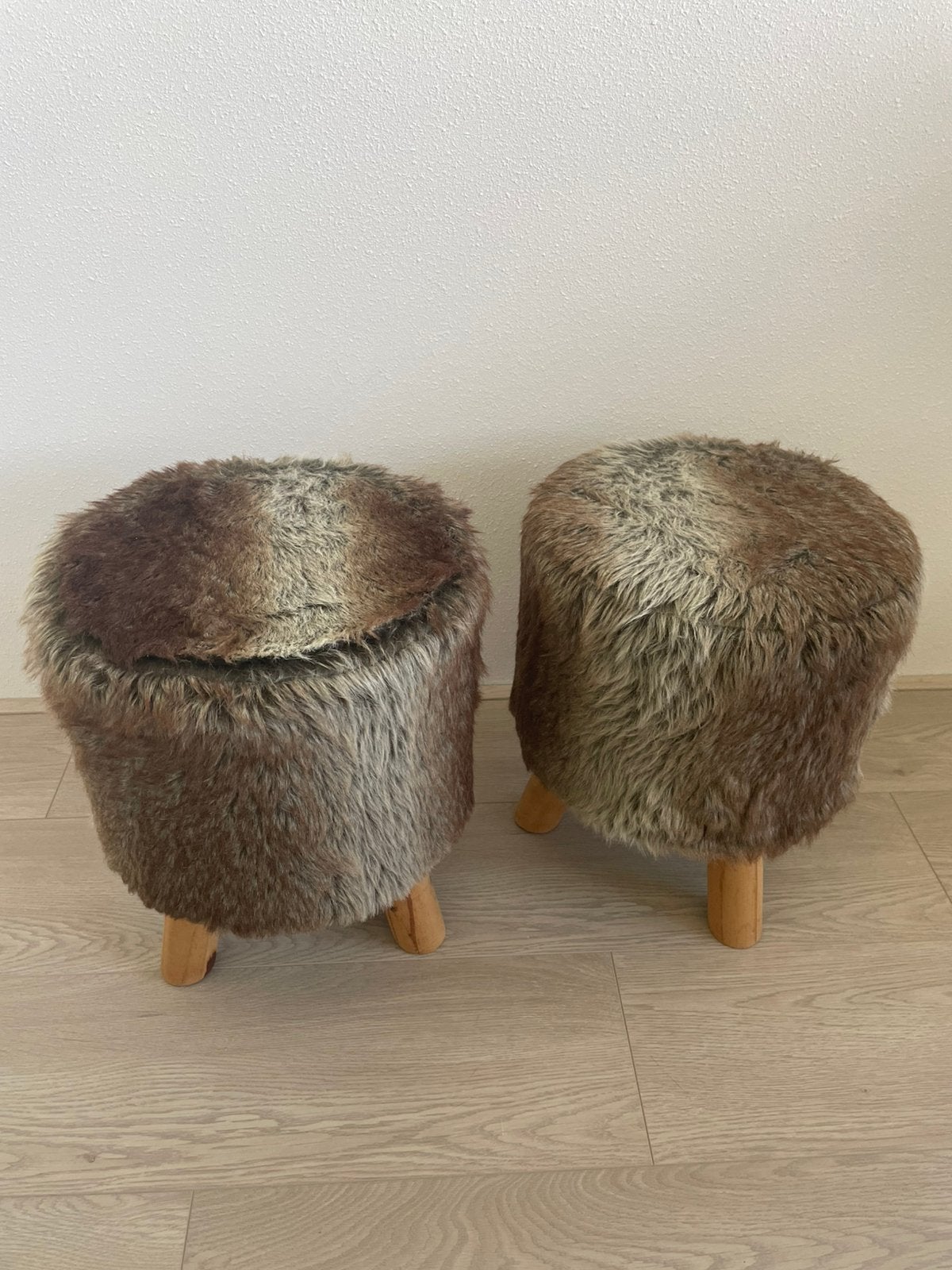 Bonte krukken, Huis en Inrichting, Krukjes, Ophalen, Zo goed als nieuw, Hout