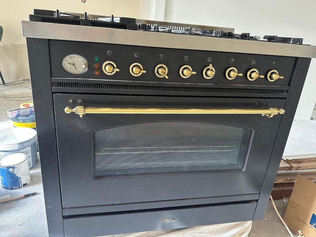 gasfornuis, Witgoed en Apparatuur, Fornuizen, Ophalen, Gebruikt, Warmhoudplaat, 60 cm of meer