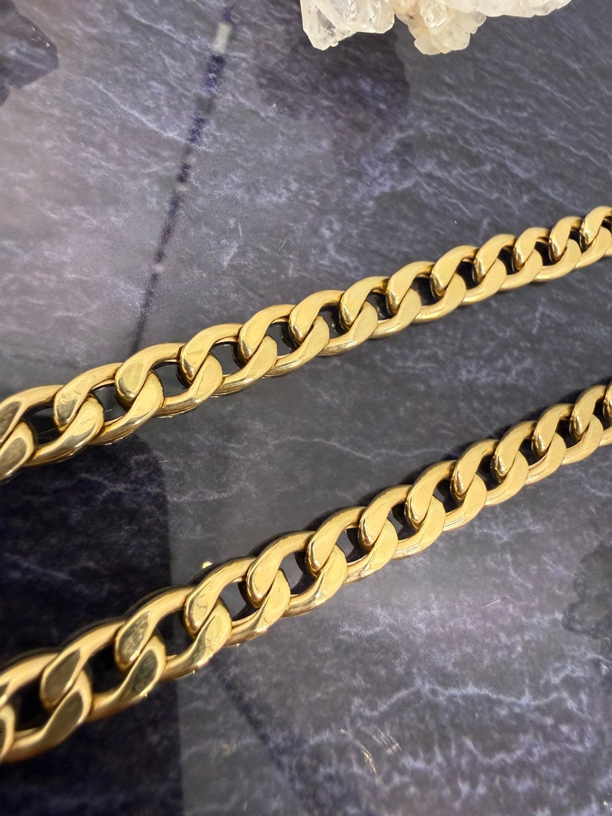 Prachtige 14k gouden cuban ketting 65 cm 6.5 mm, Ophalen of Verzenden, Nieuw, Goud, Goud
