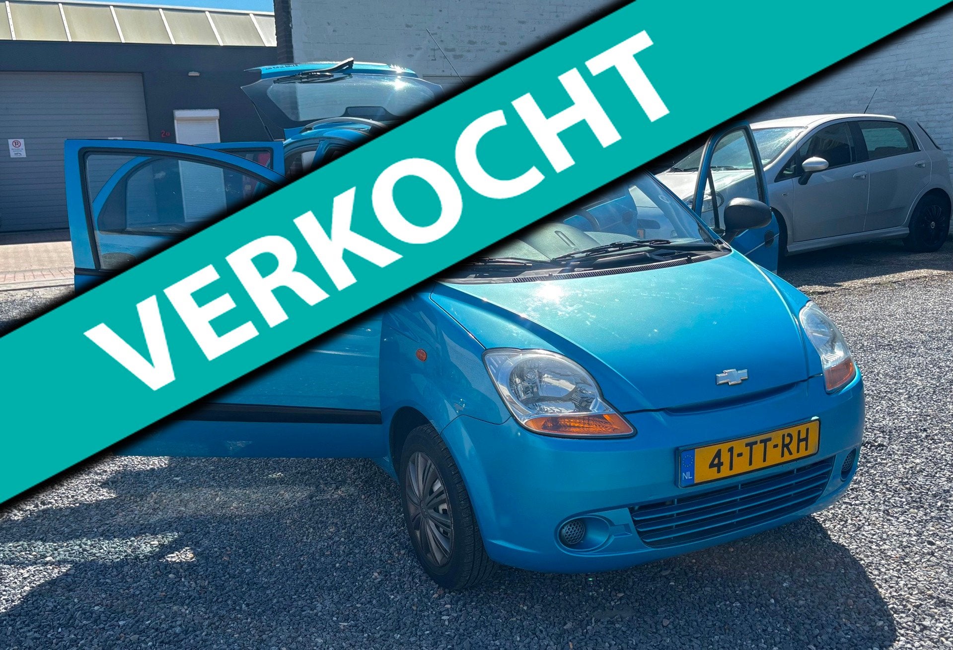 Chevrolet Matiz 0.8 Style | Automaat | Airco, Auto's, Chevrolet, Stof, Gebruikt, Blauw, Metallic lak