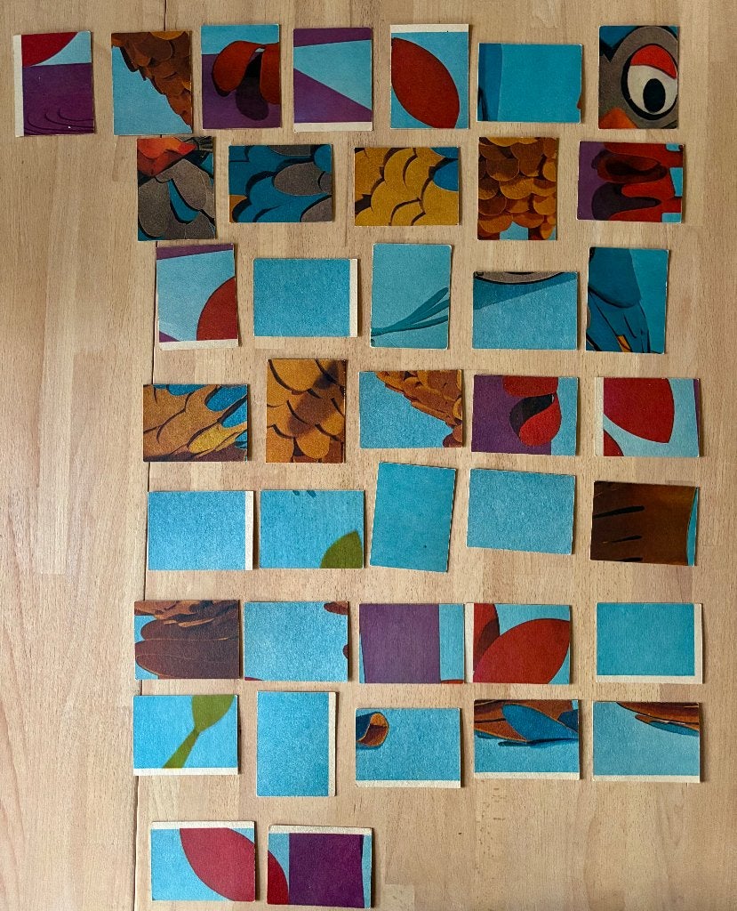 Fabeltjeskrant kaartjes Monty Gum vintage, Verzamelen, Ophalen of Verzenden, 1960 tot 1980, Gebruikt, Dier