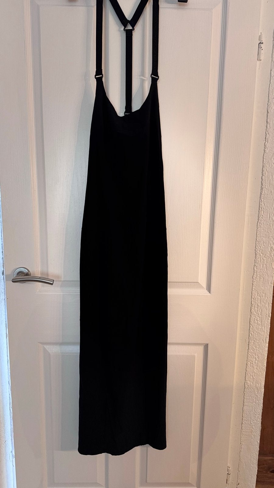 Marithe + Francoise Girbaud maxi sarafan van travelstof S/M, Kleding | Dames, Zwart, Ophalen of Verzenden, Maat 36 (S), Gedragen