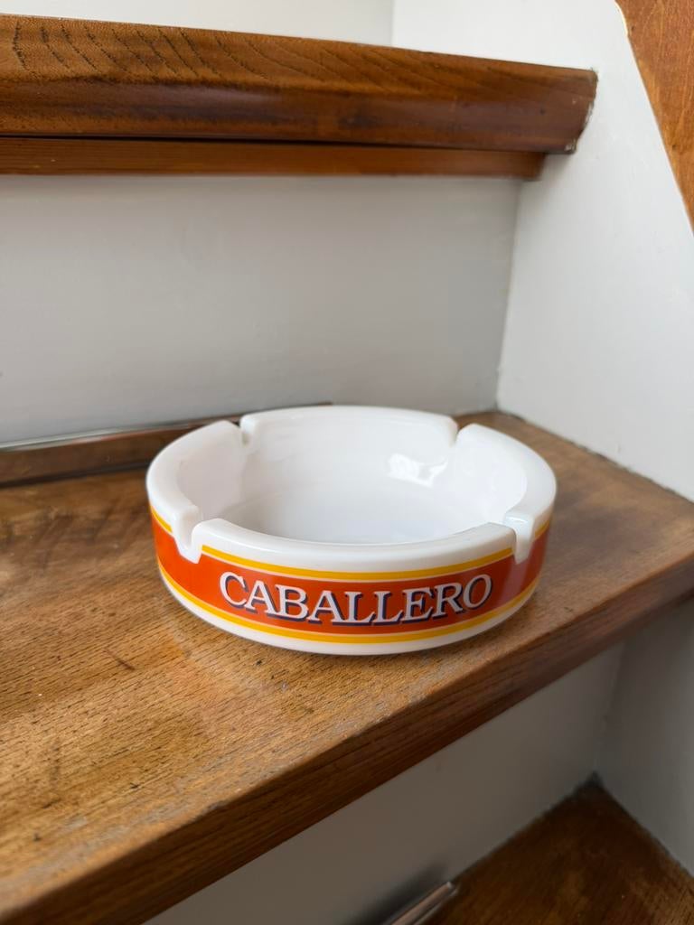 Caballero asbak porselein, Ophalen of Verzenden, Zo goed als nieuw, Asbak