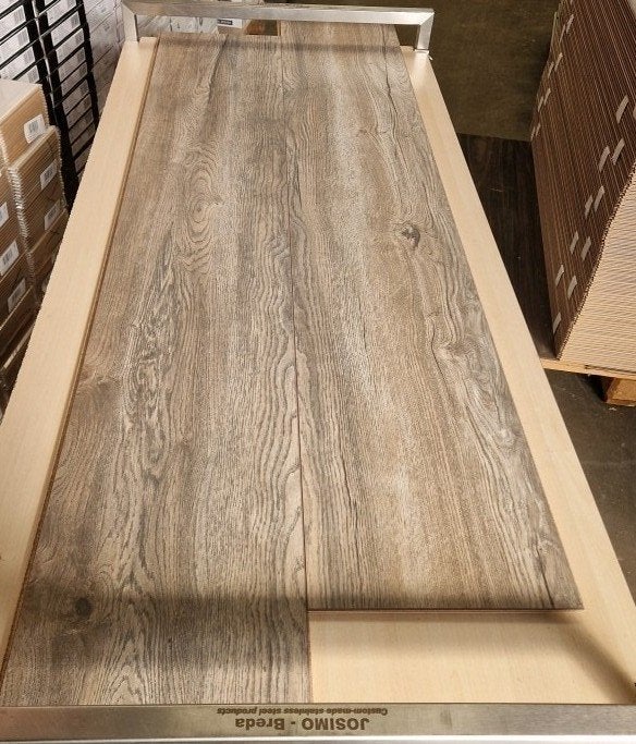 Circa 47 m2 laminaat Kronotex Exquisit Plus Harbour Oak grey, Huis en Inrichting, Ophalen, Gebruikt, 25 tot 50 m², Laminaat