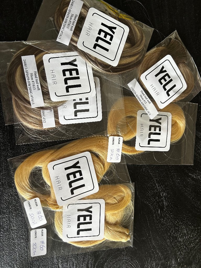 Yell SL hair extensions 7 wefts *nieuw* invisible weft, Ophalen of Verzenden, Nieuw, Pruik of Haarverlenging