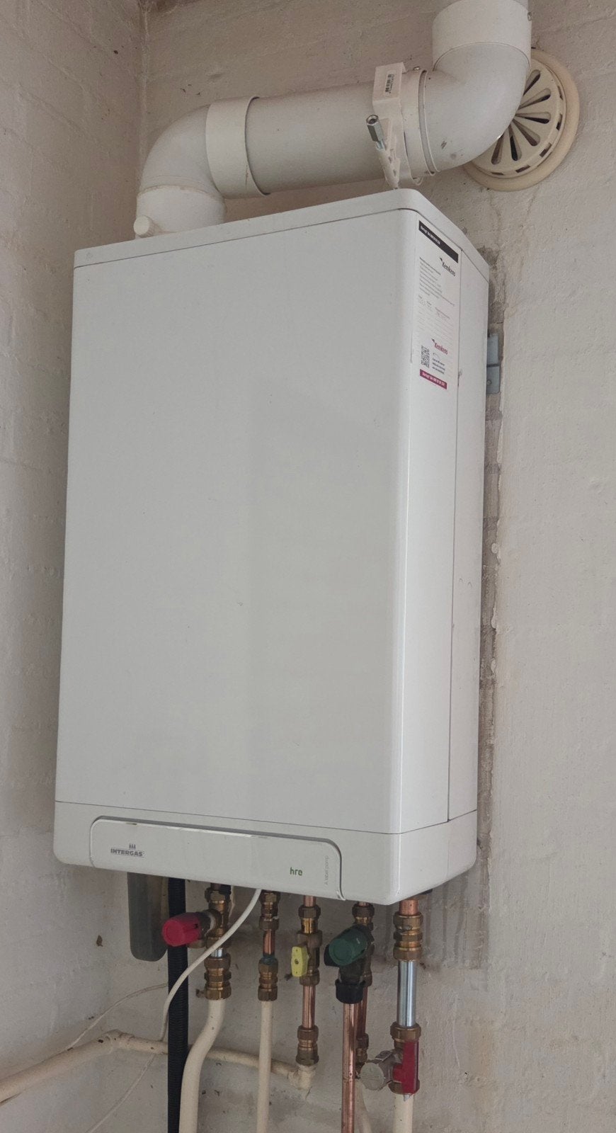 Intergas HRE HR combiketel uit 2020, Doe-het-zelf en Verbouw, Verwarming en Radiatoren, Ophalen, Minder dan 60 cm, Cv-ketel of Combi-ketel