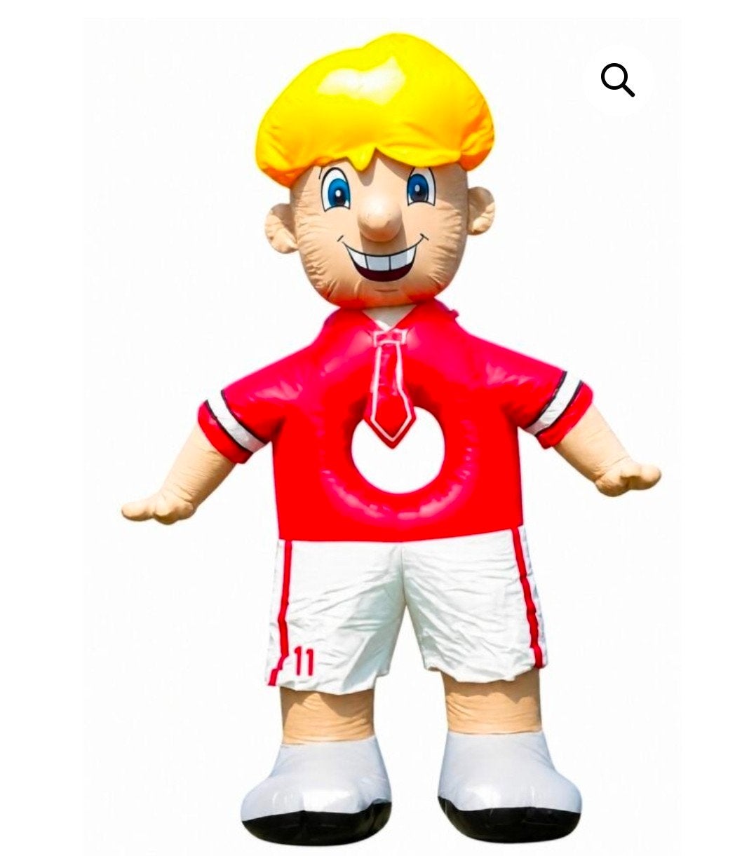stropdasschietspel opblaasbaar spel voetbal, Ophalen of Verzenden