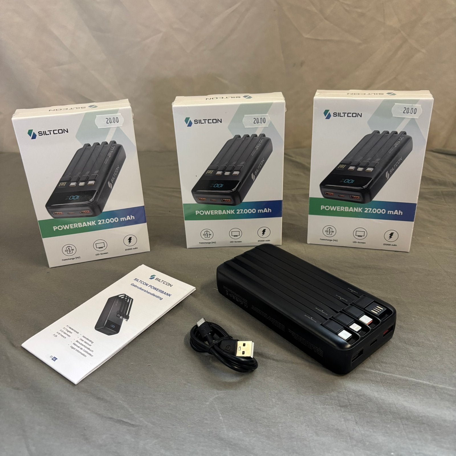 Powerbank nieuw 27.000 mah, Ophalen, Nb, Nb, Nieuw