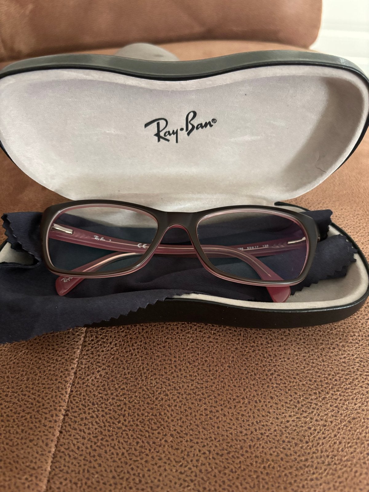 Dames Ray-Ban bril met sterkte, Paars, Ophalen of Verzenden, Zo goed als nieuw, Ray-Ban