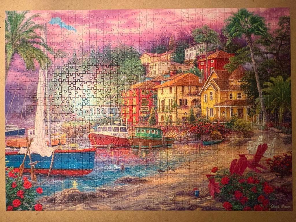 Legpuzzel 1000 stukjes, Ophalen, 500 t/m 1500 stukjes, Gebruikt