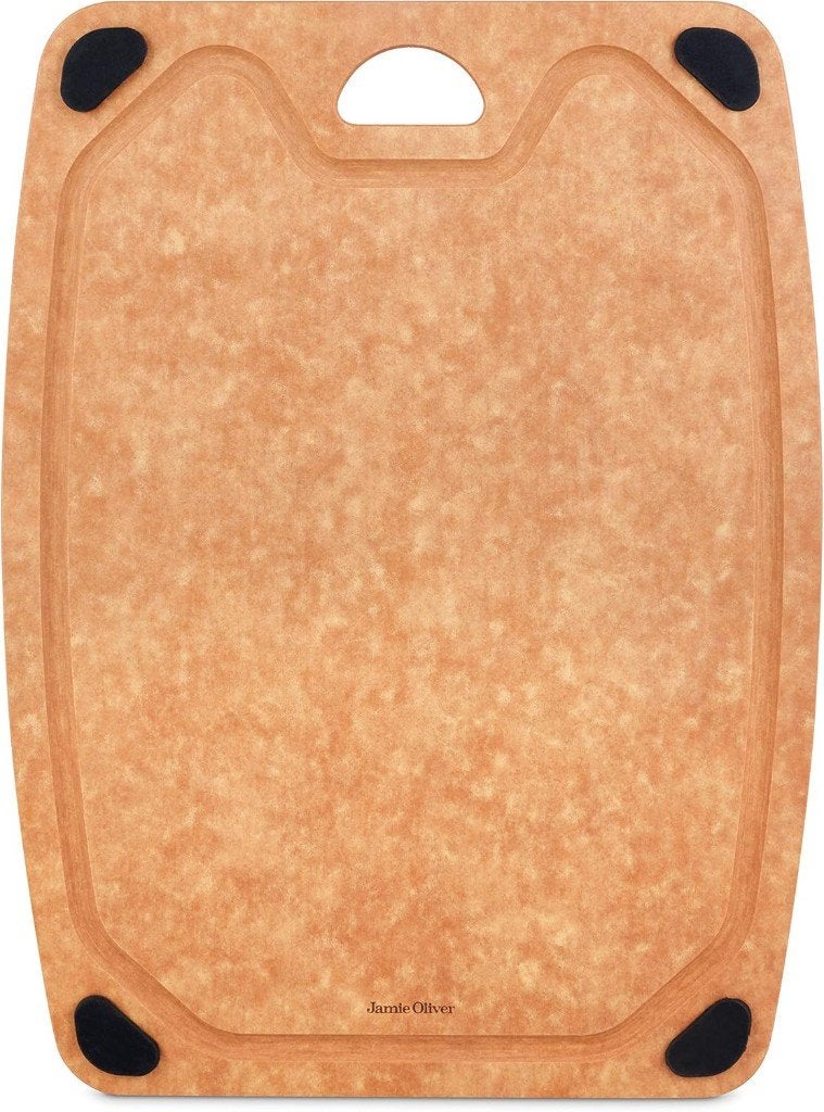 Nieuw | Jamie Oliver Hard houten snijplank Medium of Large, Snij-/serveerplank, Nieuw, Ophalen of Verzenden, Meerkleurig