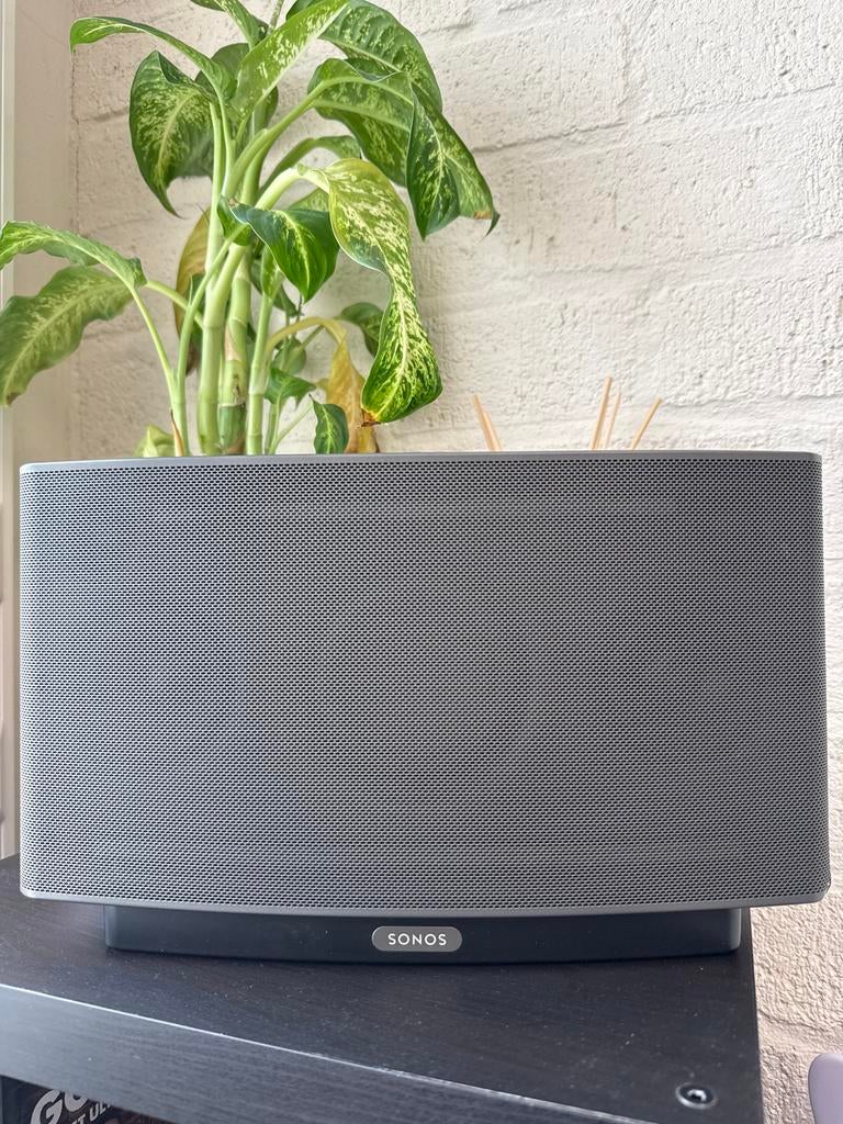 Sonos Play:5 - Krachtige Smart Speaker, Audio, Tv en Foto, Luidsprekers, Zo goed als nieuw, Front, Rear of Stereo speakers, 120 watt of meer