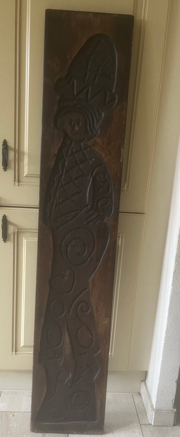 Authentieke speculaas vorm, Antiek en Kunst, Houtsnijwerk, Ophalen of Verzenden, Handgemaakt, Hout