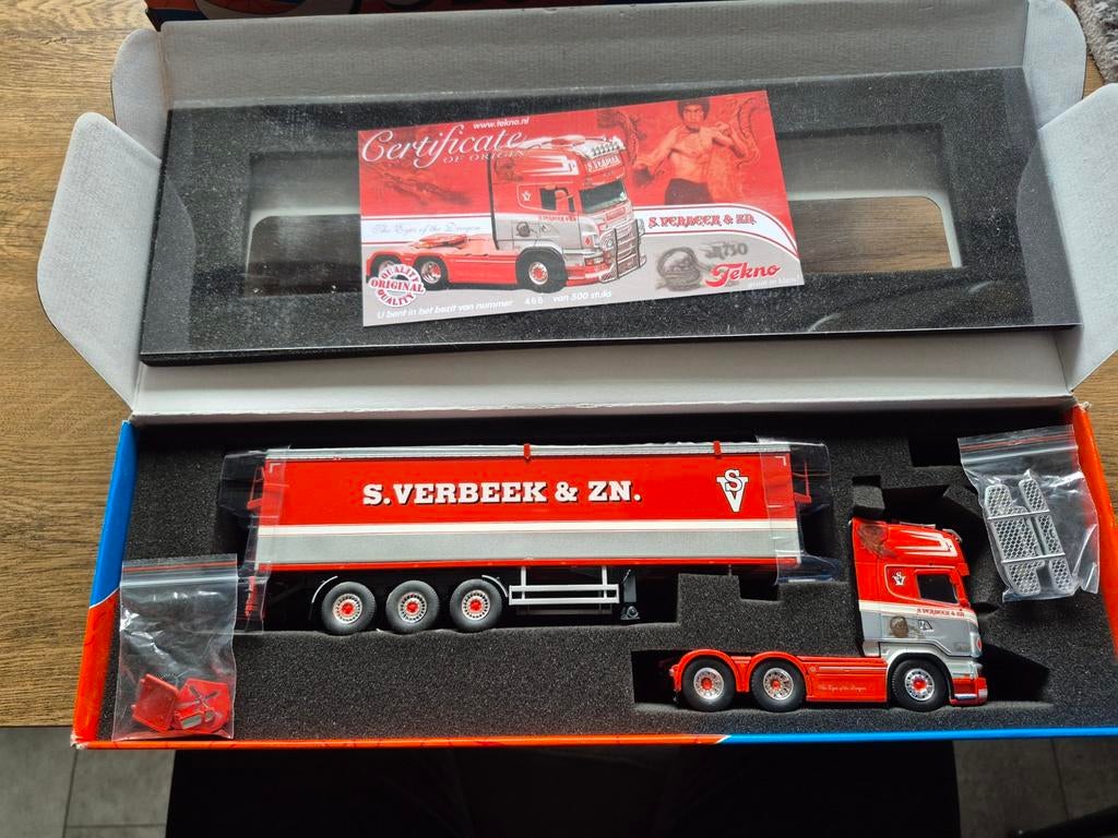 Tekno Scania S Verbeek "The Eyes of the Dragon", Ophalen of Verzenden, Nieuw, Bus of Vrachtwagen, Tekno