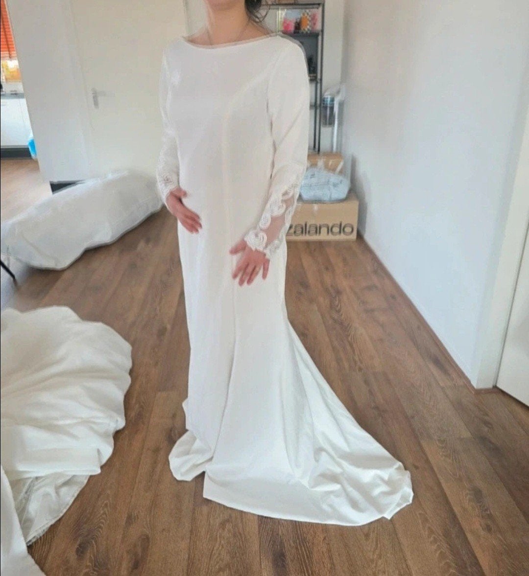 Lange bruidsjurken te koop, Ophalen of Verzenden, Nieuw, Accessoires