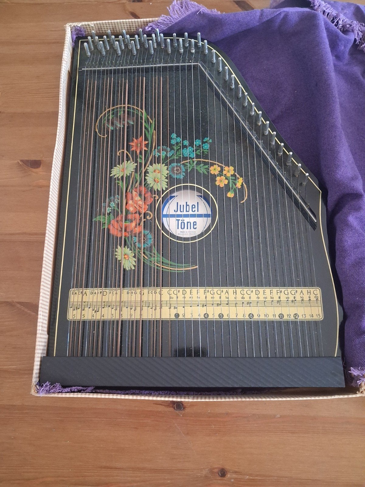Jubel Töne Autoharp / Citer - Vintage Muziekinstrument, Ophalen, Gebruikt, Citer