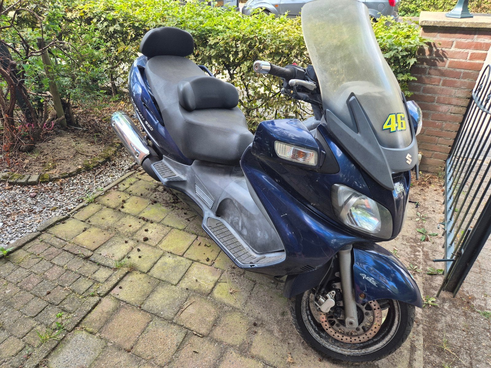 Suzuki Burgman 650 motorscooter - Blauw, Fietsen en Brommers, Scooters | Overige merken, Ophalen, Gebruikt