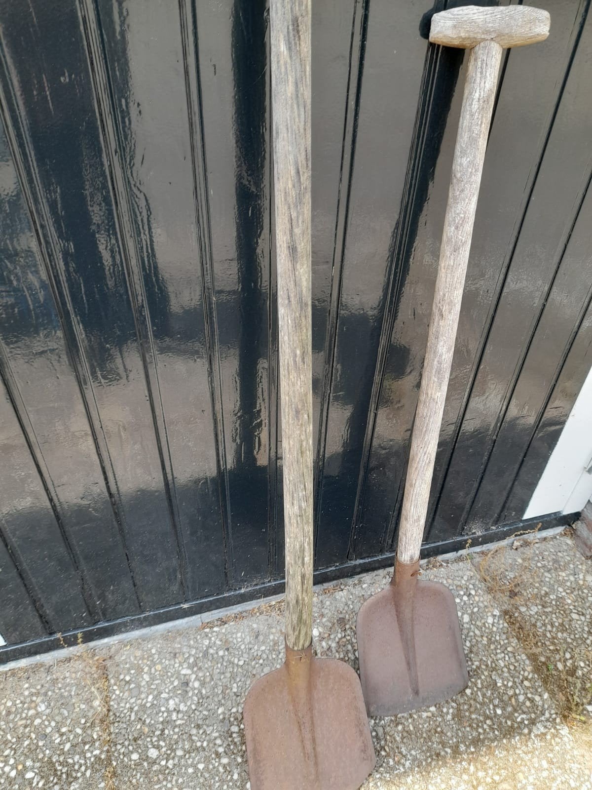 Twee scheppen, Antiek en Kunst, Antiek | Gereedschap en Instrumenten, Ophalen