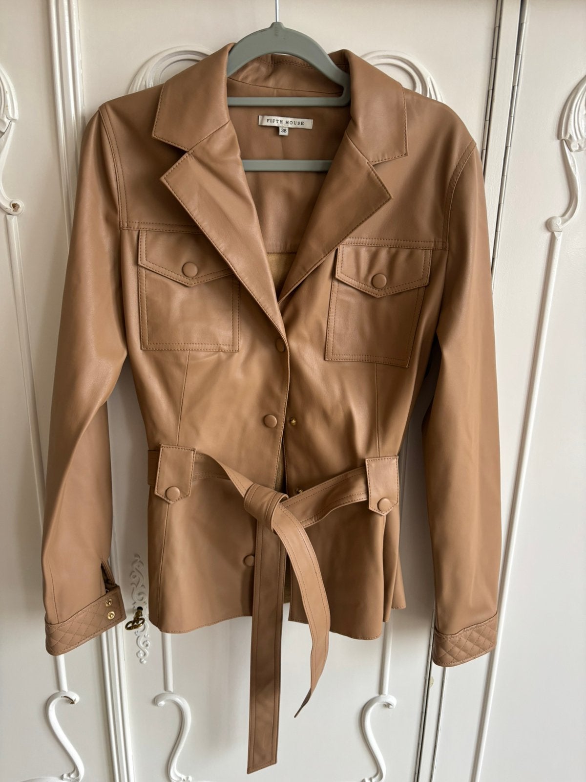 Nieuw camel beige jasje Fifth House maat 38, Maat 38/40 (M), Beige, Nieuw, Ophalen of Verzenden