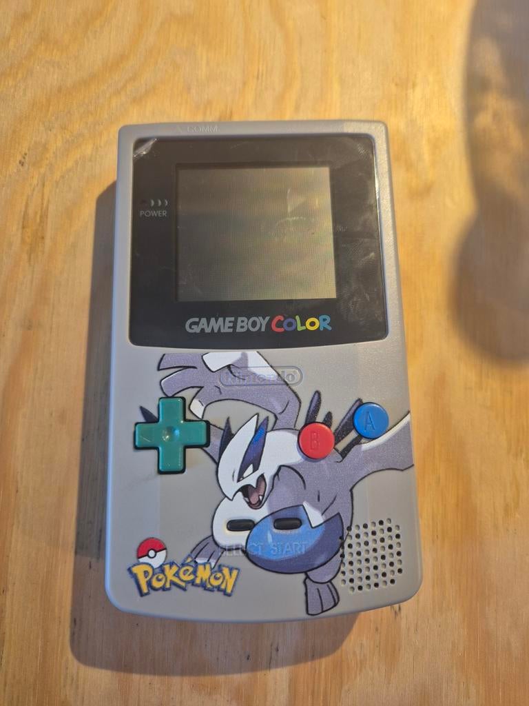 Game Boy Color Lugia Editie - Pokemon, Spelcomputers en Games, Spelcomputers | Nintendo Game Boy, Ophalen of Verzenden, Gebruikt