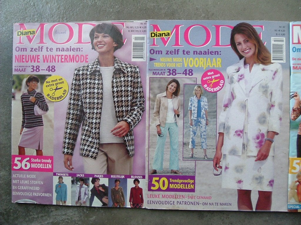 Diana mode en Sabrina mode, 7 magazines., Boeken, Ophalen of Verzenden, Zo goed als nieuw, Mode algemeen