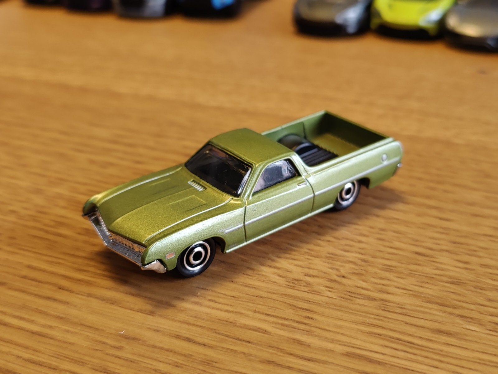 Matchbox Ford Ranchero GROEN, Ophalen of Verzenden, Zo goed als nieuw, Auto