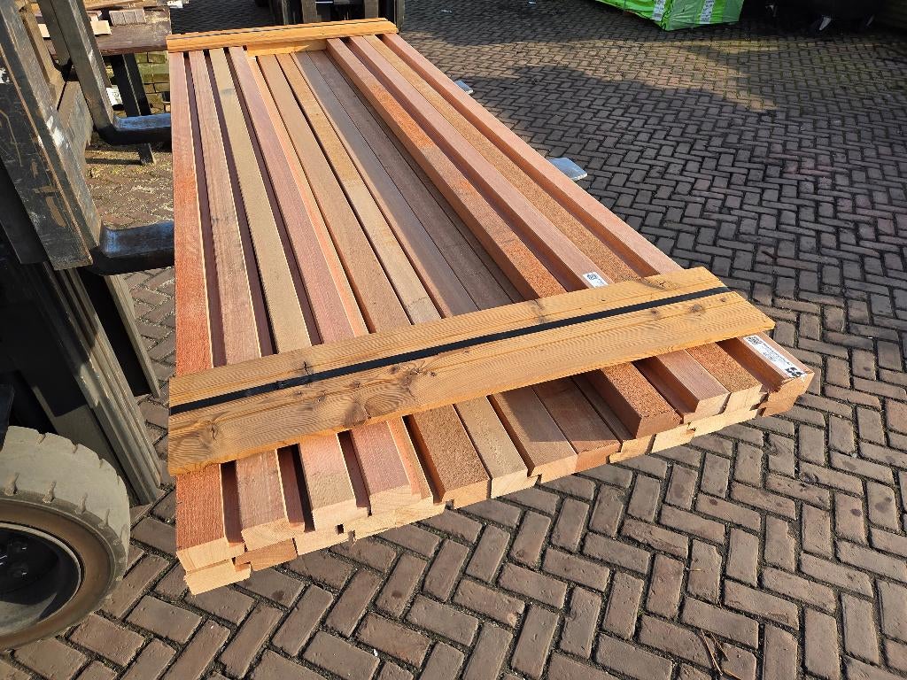 Meranti raamprofiel rp1 - nr: HB38, Ophalen, Palen, Nieuw, Hardhout