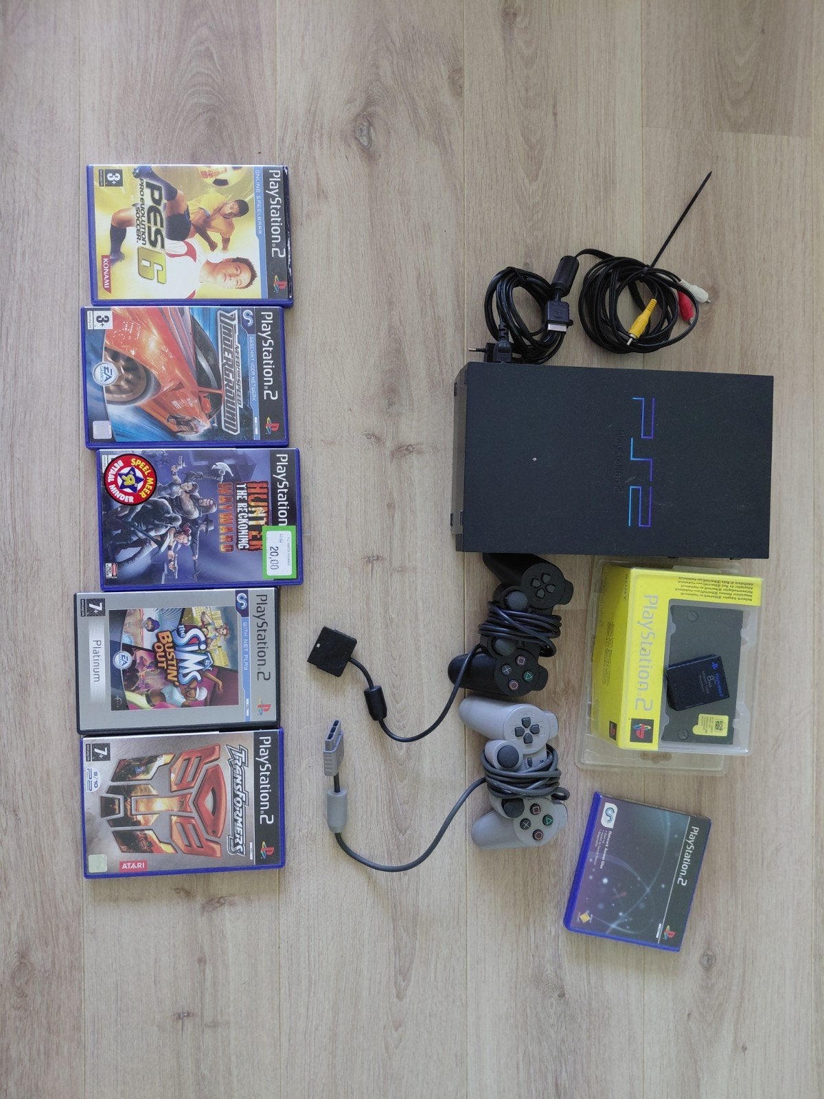PlayStation 2 bundel: console, 2 controllers & 25 ga, Spelcomputers en Games, Games | Sony PlayStation 2, Ophalen, Gebruikt, Overige genres