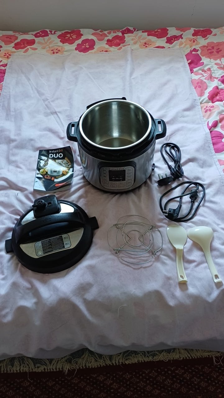Instant Pot Duo 7-in-1 Multicooker - 5.7L, Ophalen, Timer, Gebruikt