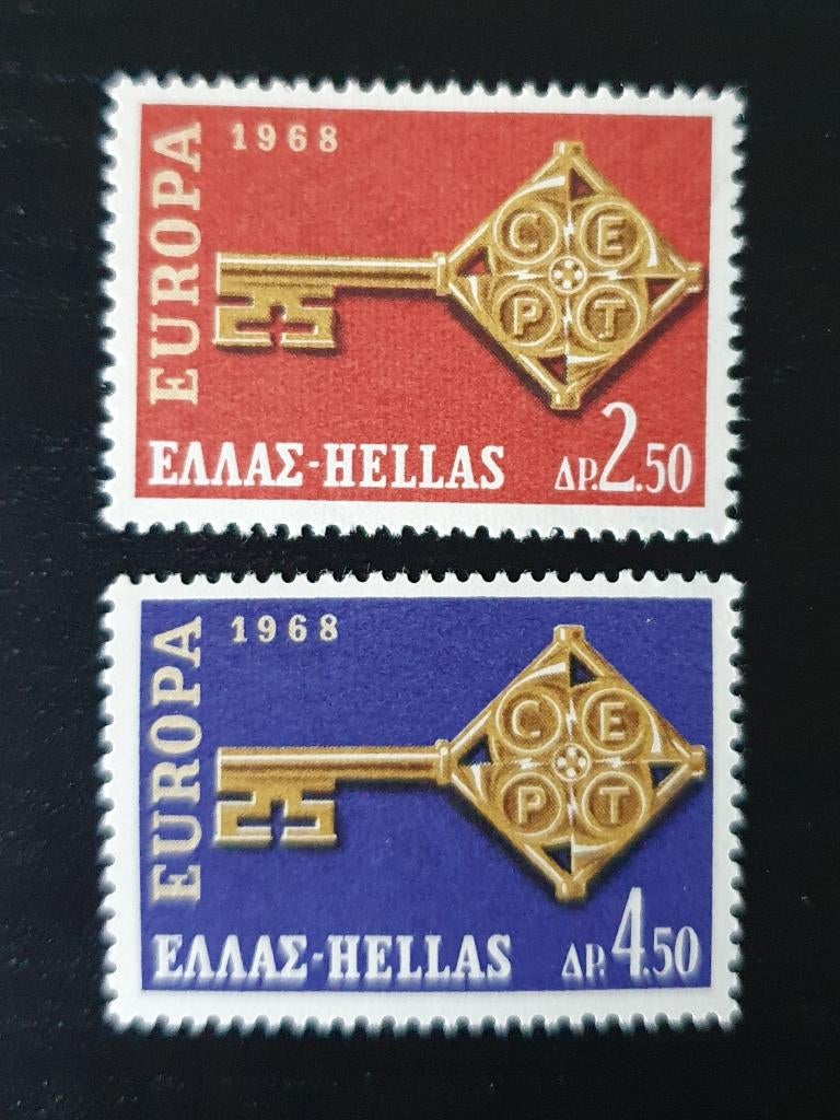 Griekenland 1968 Europa CEPT Michel 974-975 postfris, Verzenden, Griekenland, Postfris