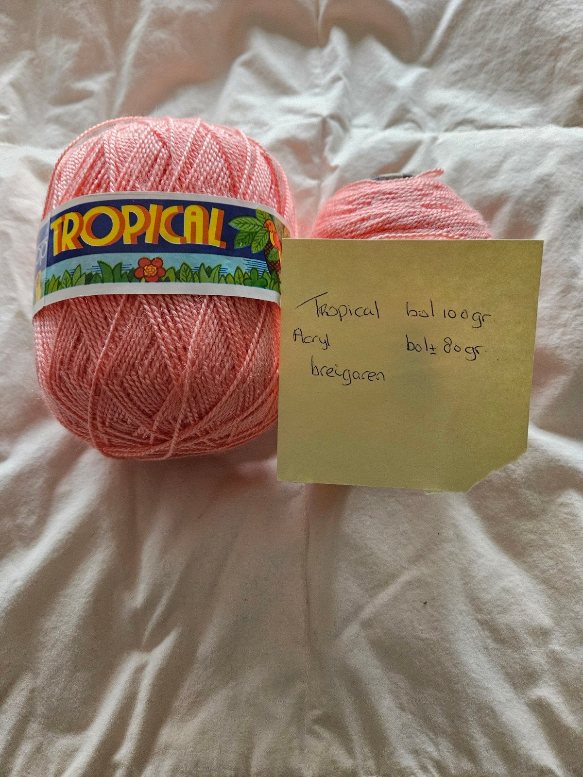 Breigaren tropical 180 gram, Ophalen of Verzenden, Nieuw, Breien of Haken, Wol of Garen
