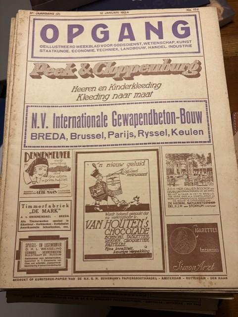 Opgang: geïllustreerd weekblad (1924, 1927, 1928), Ophalen of Verzenden, Gelezen, Overige typen