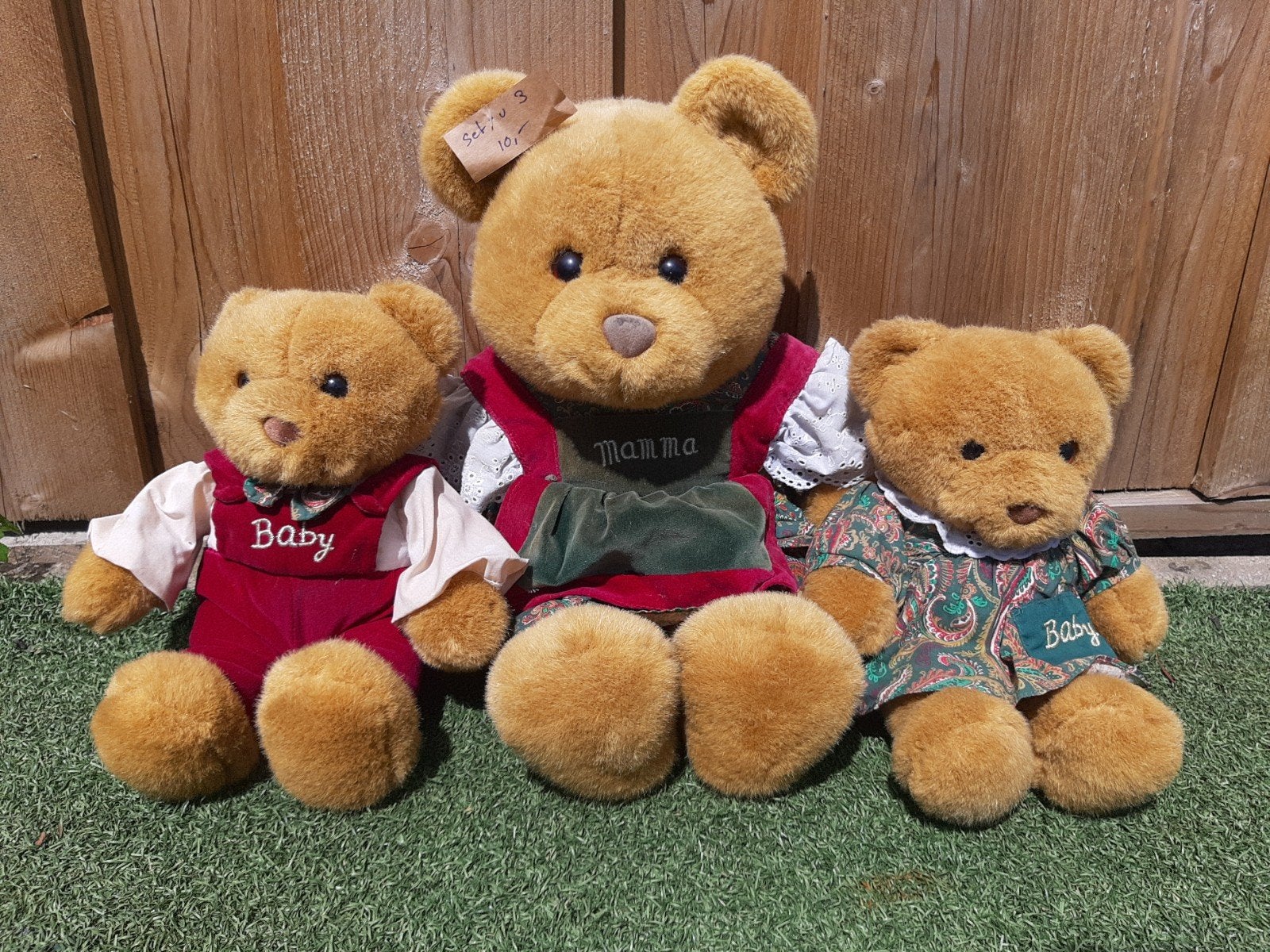 Beren familie, Verzamelen, Ophalen of Verzenden, Gebruikt, Stoffen beer, Overige merken