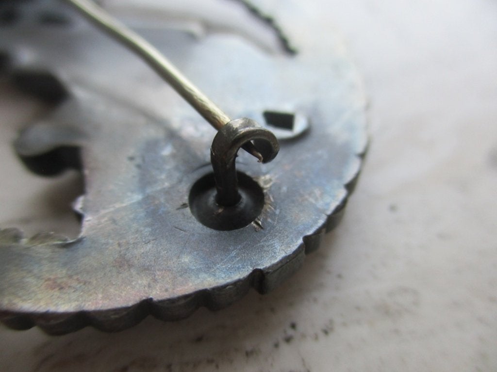 Flakabzeichen tombak Ballhinge model, Verzenden, Luchtmacht, Duitsland, Lintje, Medaille of Wings