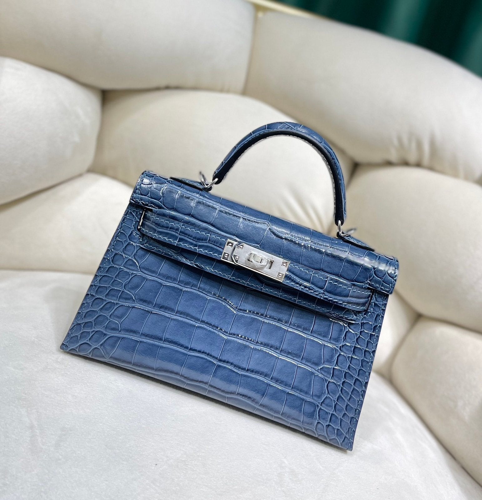 Hermès Kelly Birkin Echt Leer Top High Kwaliteit Etoupe Wit, Sieraden, Tassen en Uiterlijk, Tassen | Damestassen, Verzenden, Nieuw