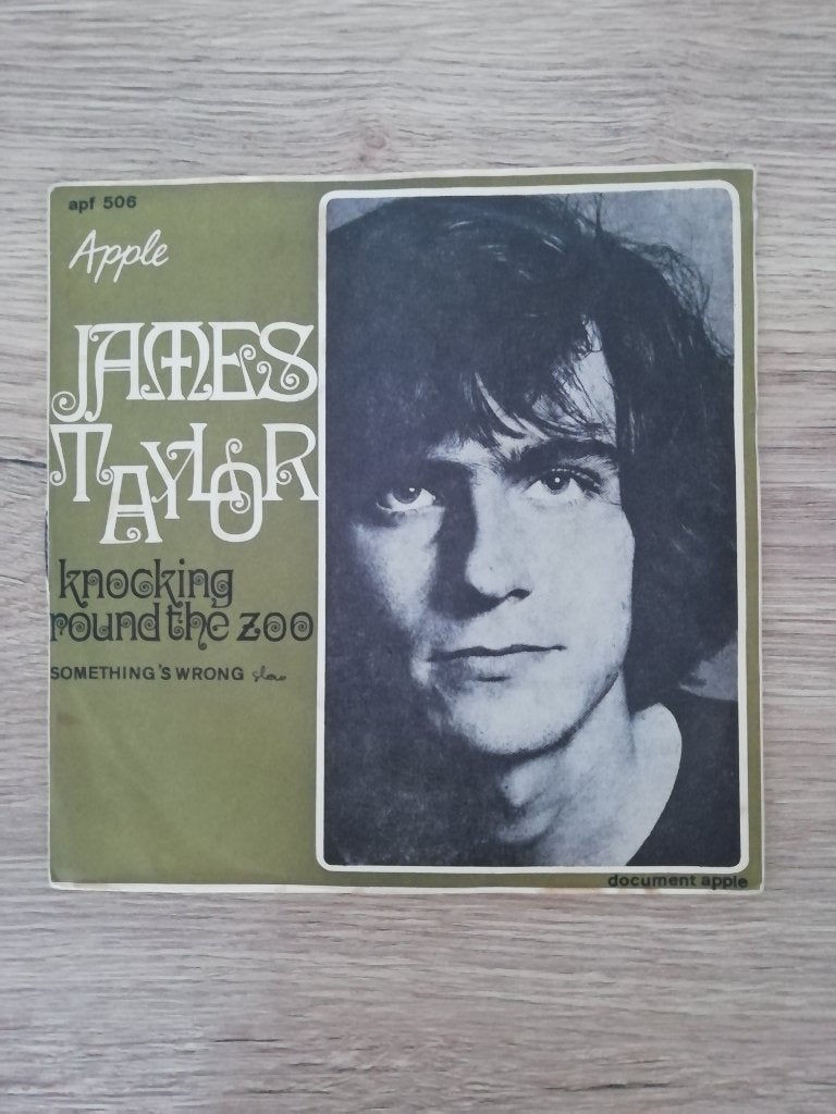 Beatles James Taylor Apple single Franse persing Knocking, Ophalen of Verzenden, Gebruikt, 7 inch, Pop