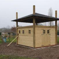 Kippenhok hooiberg maatwerk ook met ren, Ophalen of Verzenden, Nieuw, Kippenhok of Kippenren