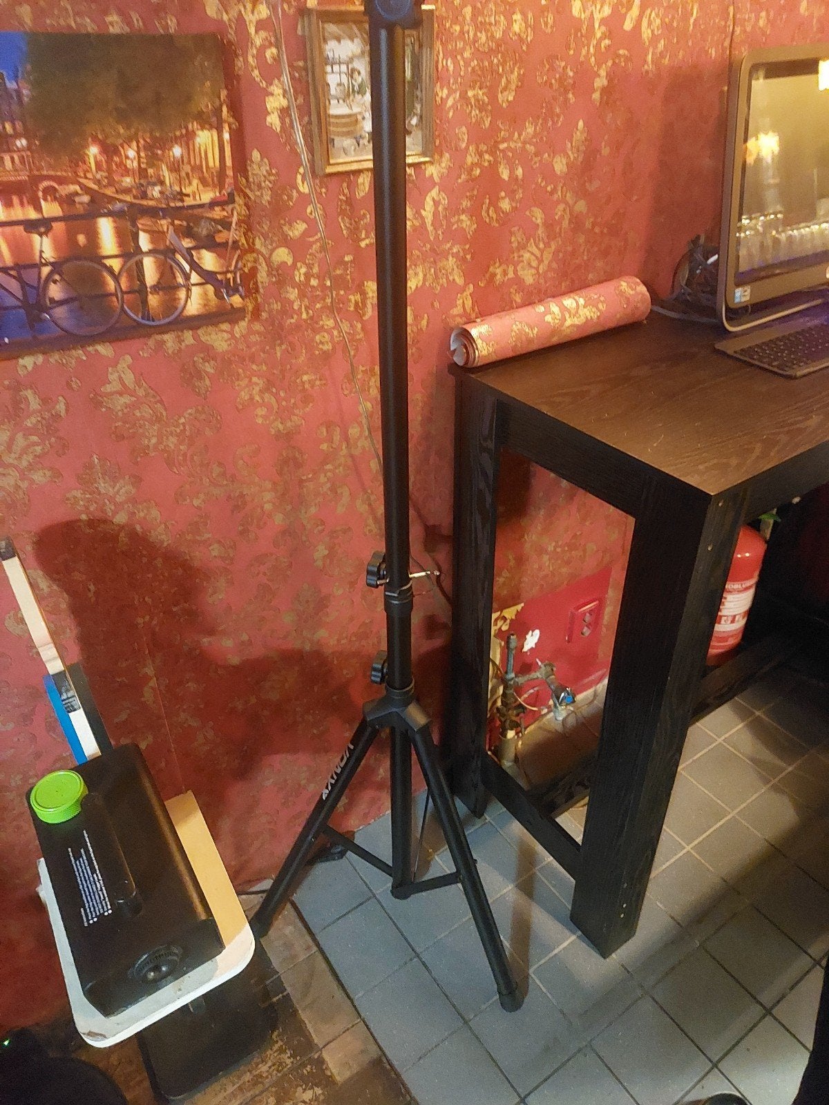 2 statieven voor luidsprekers - Vonyx, Audio, Tv en Foto, Luidsprekers, Gebruikt, Overige typen, Overige merken, Inclusief standaarden