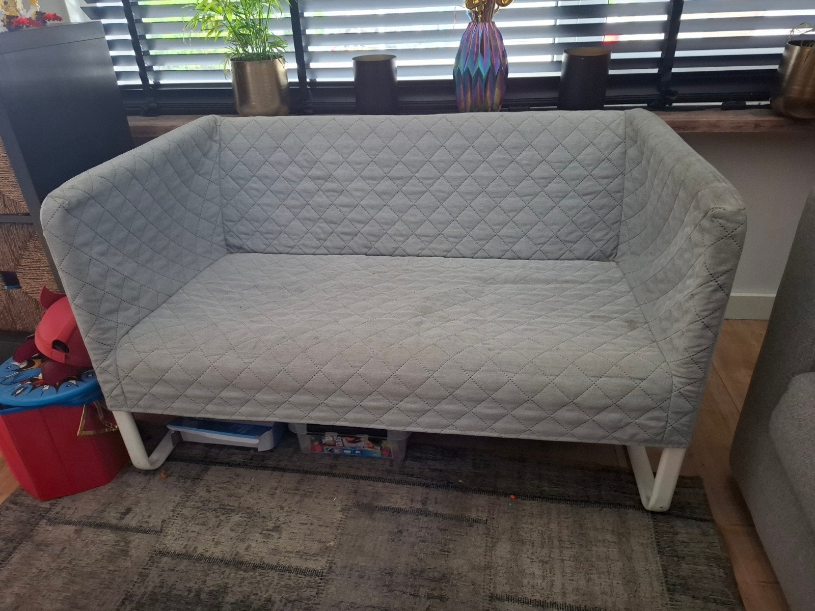 IKEA KNOPPARP  tweepersoonsbank, Huis en Inrichting, Ophalen, Gebruikt, 150 tot 200 cm, Tweepersoons